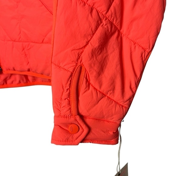 Free People Movement Pippa Packable Puffer Jacket Neon Coral Size XS NEW - Picture 10 of 16